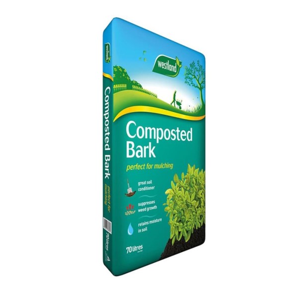 Westland Composted Bark 70L - 2 for £15