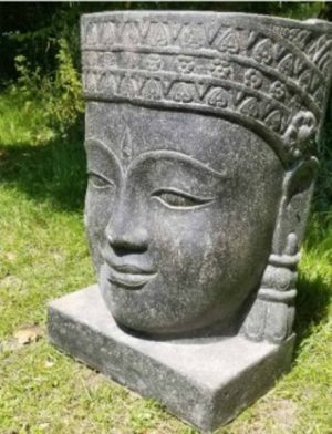 Khmer head water feature