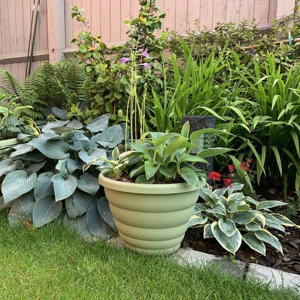 Town and Country Plastic Beehive Planter Pot -40cm green - Image 2