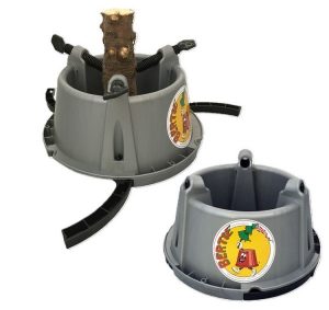 Bertie christmas tree stand 'Jack frost' - for trees up to 8.5ft tall.