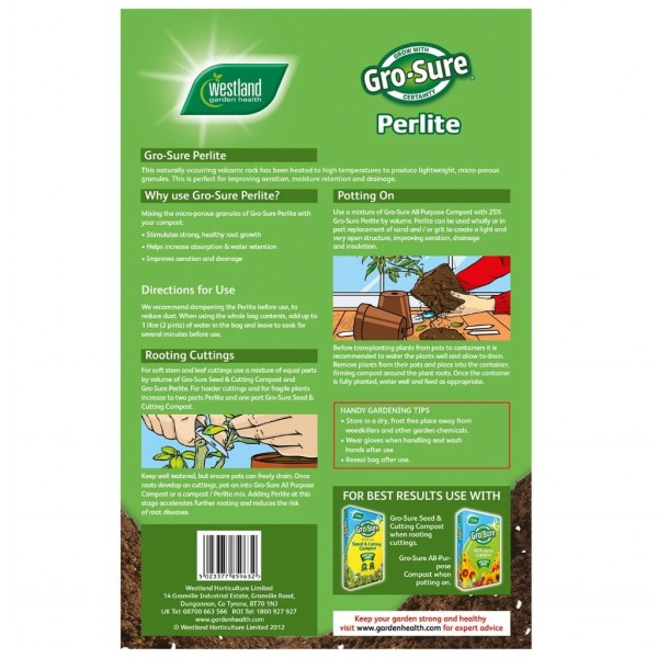 Gro-Sure Perlite- 10L - Image 2