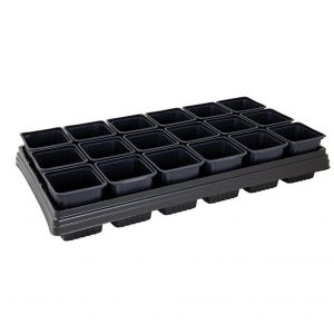 Grow It Growing Tray with 18 Square Pots