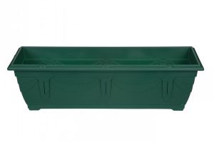 60cm Venetian Window Box - Forest Green