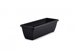 60cm Athens Window Box - Black