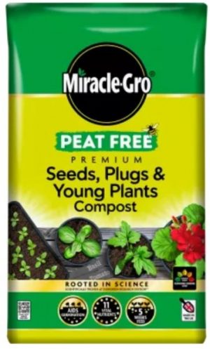 Miracle Gro Seed, Plug and Young Plant Compost 20L