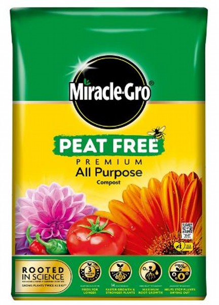 Miracle Gro Peat Free All Purpose -40L