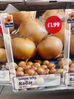 Onion sets Radar